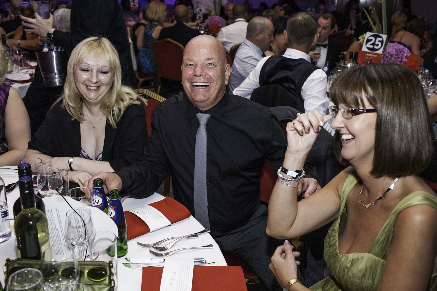  Employees of the Post Office enjoying themselves at the Troxy. 