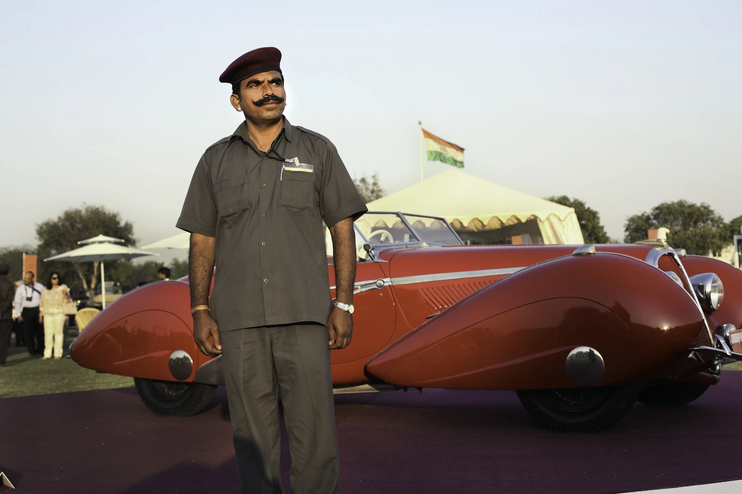 Cartier classic car rally - New Delhi